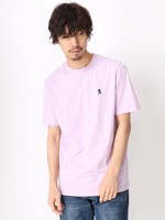 [GIORDANO]ライオン刺繍クルーネックTEE