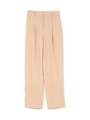 1タックテーパードパンツ/ベージュ
