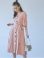 2WAYフロントボタンワンピース/ORG