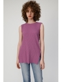 BACK DRAPE RIB タンクトップ/PUR