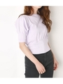 BACK SHEER TOPS/L/PUR1