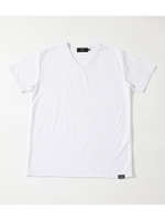 CAMO LINKS STITCH V／N T-SHIRT/WHT