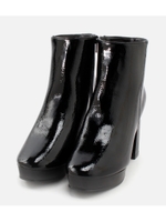 CHUNKY HEEL BOOTS/D/BLK3