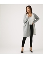 COCOON KNIT COAT/T.GRY