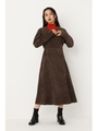 CORDUROY LONG OP/BRN