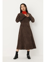 CORDUROY LONG OP/BRN