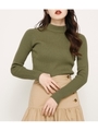 COTTON MG RIB TOPS/KHA