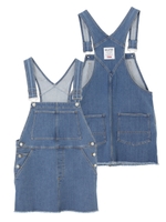 DENIM JUMPER SKIRT/ライトインディゴ