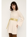 FLARE SLEEVE MG ワンピース/IVOY3