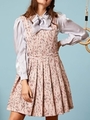 First Place Tweed Pinafore/PINK