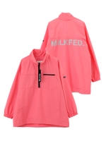 HALF ZIP UP BLOUSON/ピンク