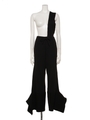 KNIT RIB PANTS/BLACK