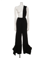 KNIT RIB PANTS/BLACK