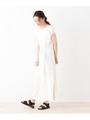 Lee スリットワッフルワンピース/アイボリー(004)