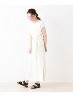 Lee スリットワッフルワンピース/アイボリー(004)