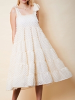 Likely Lady Midi Dress/CREAM
