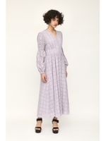 MAMLUK SLEEVE LACE ワンピース/L/PUR1