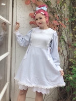 NV gingham doll O/P/サックス