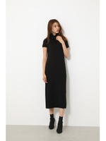 Open Shoulder Knit OP/BLK