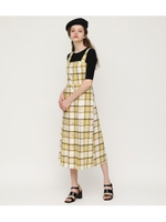 PAIGE CHECK WIDE STRAP OP/M/YEL7