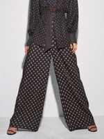 PALATIAL PANT/BLACKSPLICEDPAISLEY