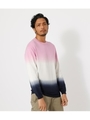 STEP DYEING COLOR KNIT/柄PNK5