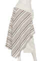 STRIPE LAYARD SKIRT/WHITE