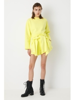 SW SLEEVE TIE SHORTS/L/YEL1