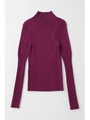 SWITCHING RIB KNIT トップス/PUR