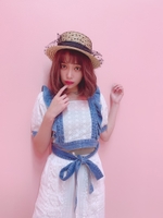 TS french denim bustier/ライトブルー