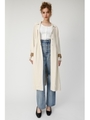 WAIST TUCK LONG コート/O/WHT1