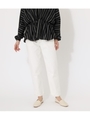 WHITE DENIM TAPERED/O/WHT1
