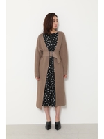 Wide BELT Knit CD/L/BRN1
