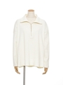 [BED&BREAKFAST]Melange Zip Up トップス/OFF WHITE