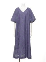[GREED]SPLASH JACQUARD フレアードレス/LtPURPLE