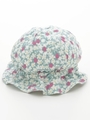 [ベビー]notsobig ストロベリーフラワープリントハット/ブルー