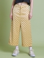 dot pants/YELLOW