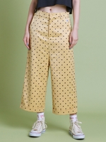 dot pants/YELLOW