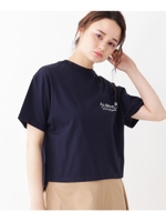 innowave　プリントロゴ入りコットンTシャツ/ネイビー(093)