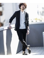 《WEB限定》イル・ビリキーノ　撥水カノコセットアップ/ブラック(010)