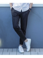 《WEB限定》ソロテックスカノコイージーパンツ(セットアップ対応)/ブラック(010)