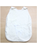 「ベビー」小鹿アップリケ付きスリーパー/生成