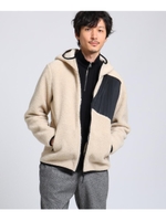 【 WEB限定 】 フーデッド フリースジャケット/ベージュ(052)