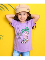 【ANAPKIDS】キャラクターサマープリントTシャツ/ラベンダー(023)