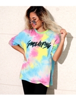 【ANAP】 タイダイBIGTシャツ/ピンク(008)