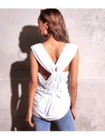 【ANAP】BACKクロストップス/ホワイト(001)