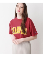 【Champion】BIGロゴTシャツ/ワインレッド(063)