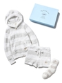 【GIFT BOX付き】’ジェラート’2ボーダーパーカ＆ショートパンツ&ソックスSET/BEG