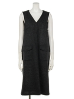 【HONEY CHURCH】ウール混ツイード/黒