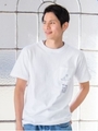 【Kahiko】ポケットサーファーMEN'S Tシャツ Lサイズ/ホワイト